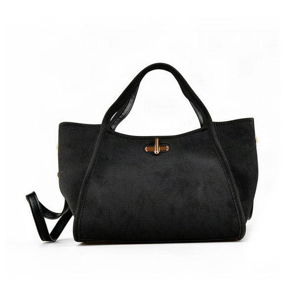 lady's bag synthetic leather black 0162375