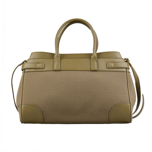 lady's bag synthetic leather green 0162386