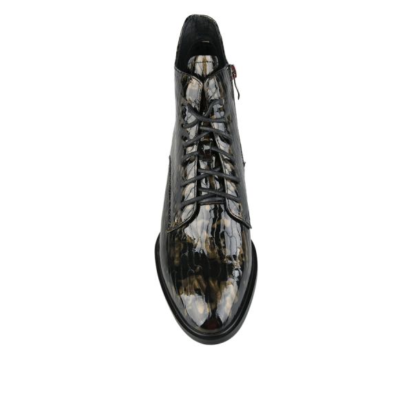 lady's boots genuin leather gold 0162104