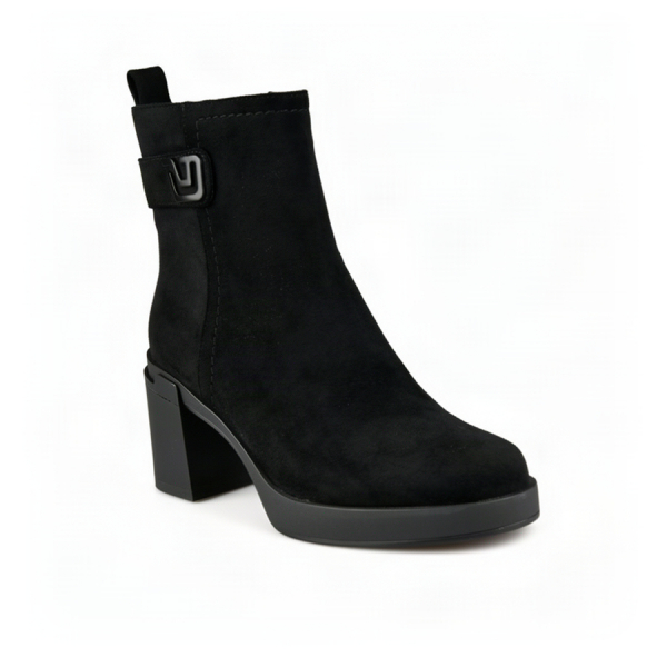 lady's boots textile black 0162102