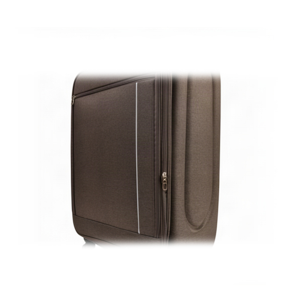 small suitcase textile brown 0163702
