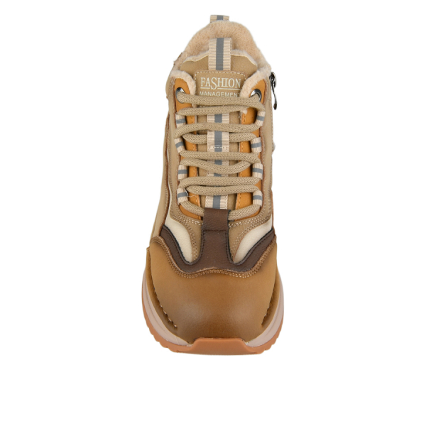 lady's boots genuin leather beige 0162874