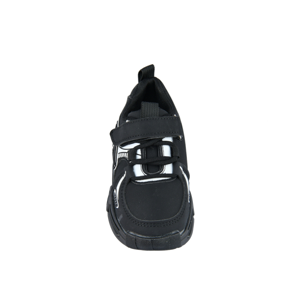 lady's sneakers synthetic leather black 0164170