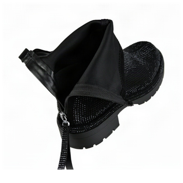 lady's boots textile black 0162443