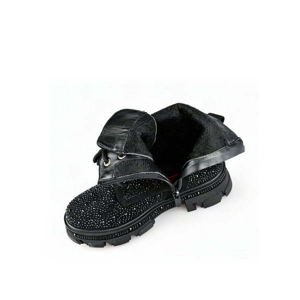 kids boots textiles black 0162531