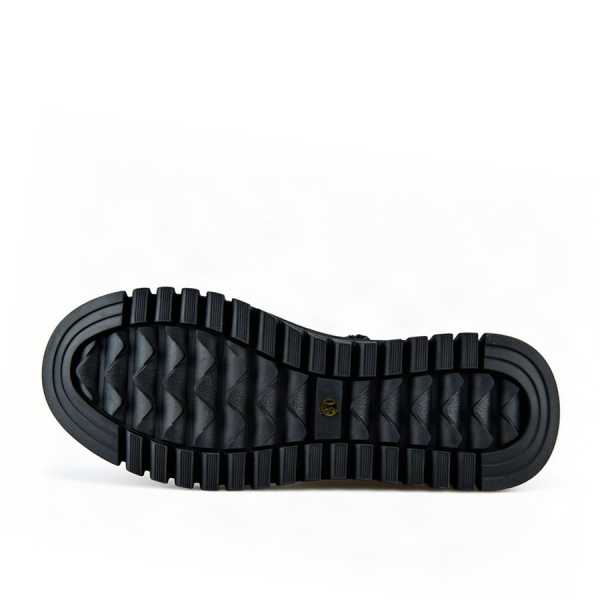 lady's boots genuine leather/textile black 0163078