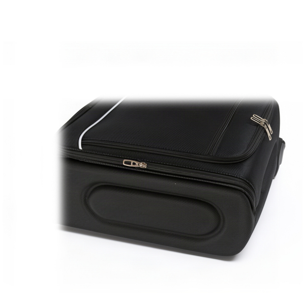 medium suitcase textile black 0163724