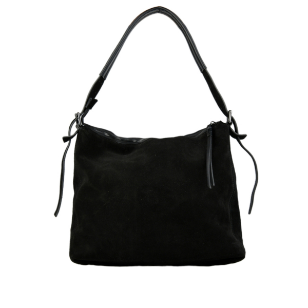 lady's bag genuine leather/eco leather black 0163167
