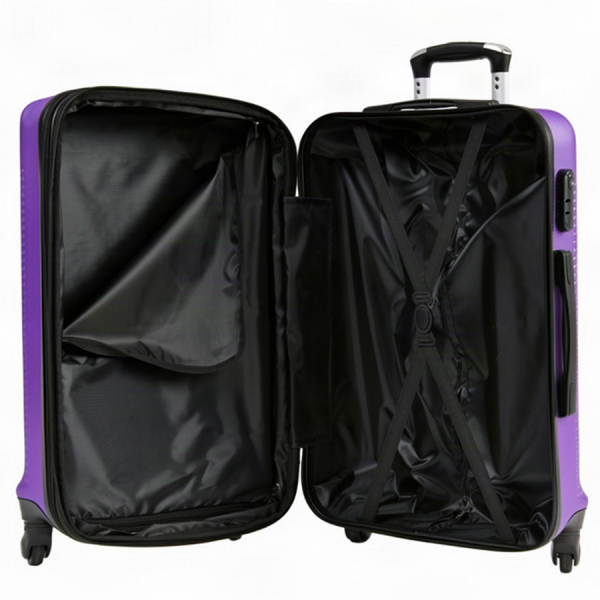 big suitcase ABS plastic  purple 0163689
