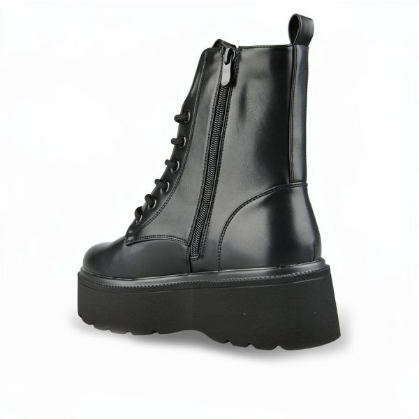 lady's boots synthetic leather black 0162518