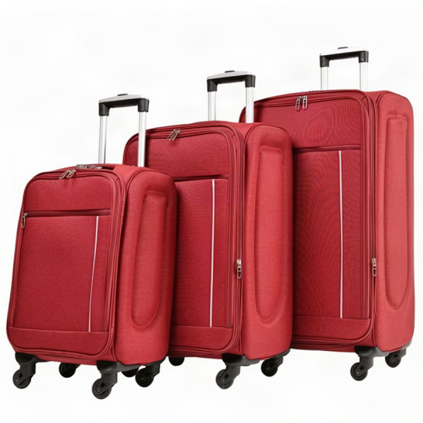 small suitcase textile bordeaux 0163708