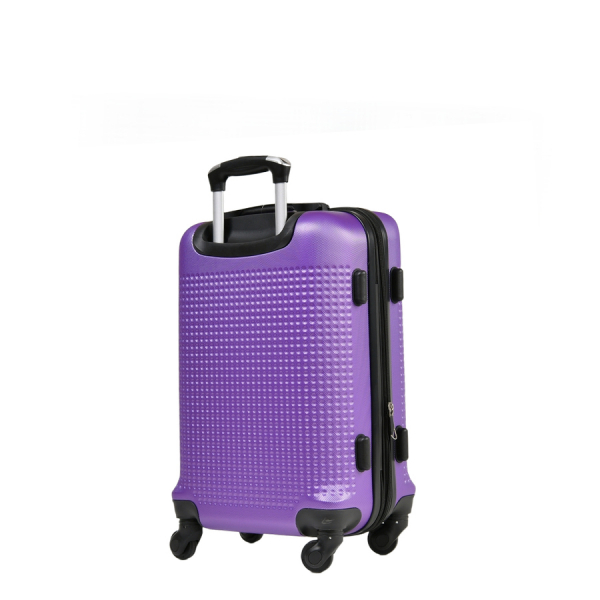 small suitcase ABS plastic  purple 0163687