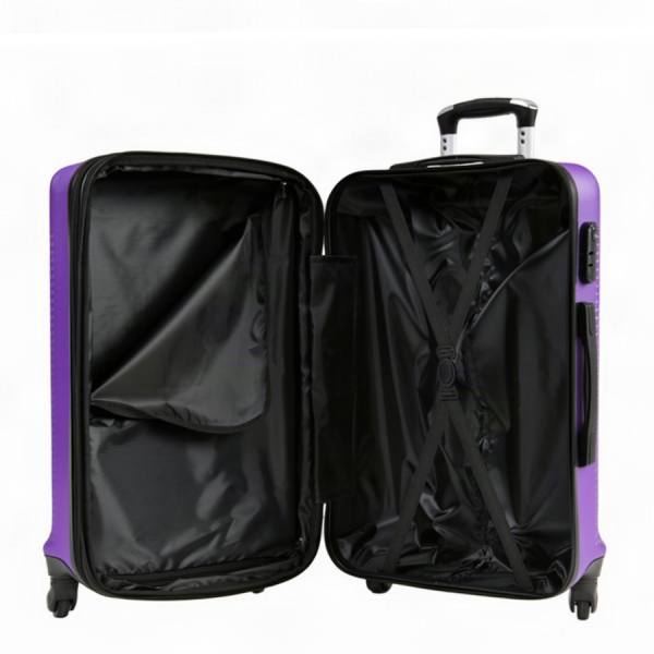 medium suitcase ABS plastic  purple 0163688