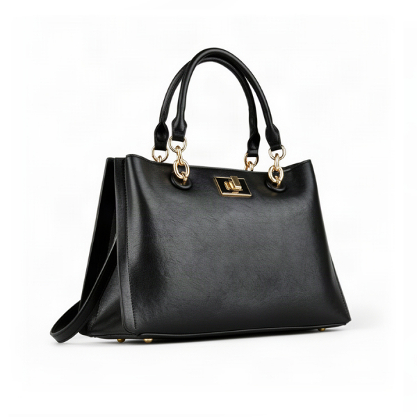 lady's bag synthetic leather black