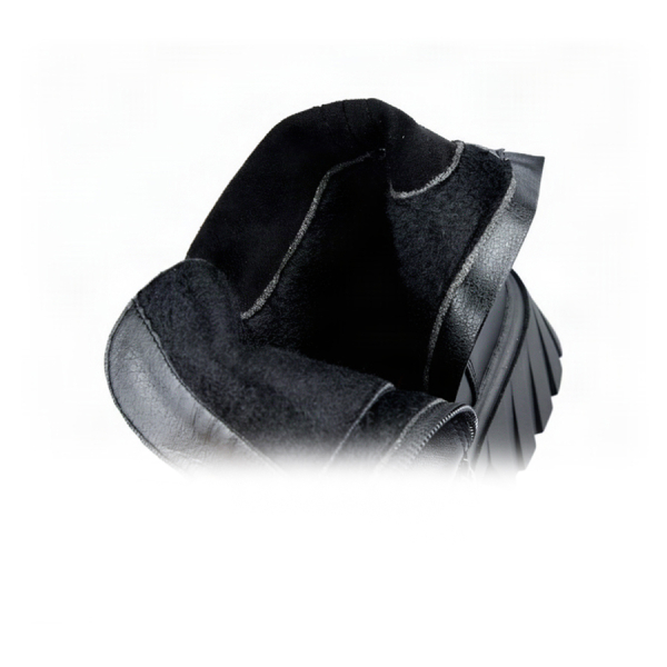 lady's boots synthetic leather black 0162527