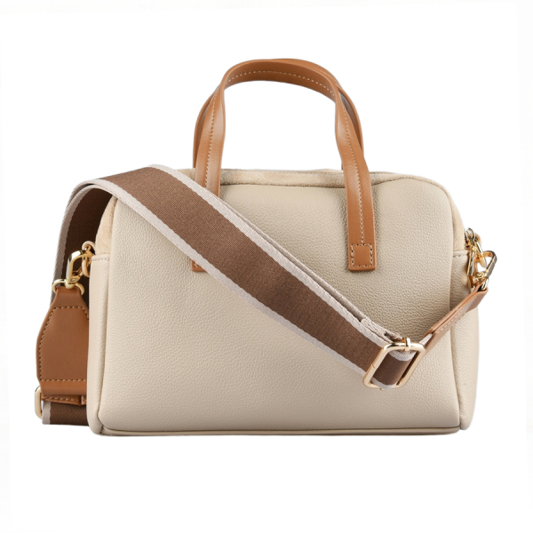 lady's bag synthetic leather/textile beige 0163518