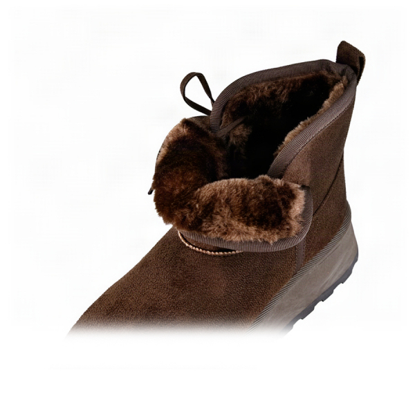 lady's boots textile brown 0163237