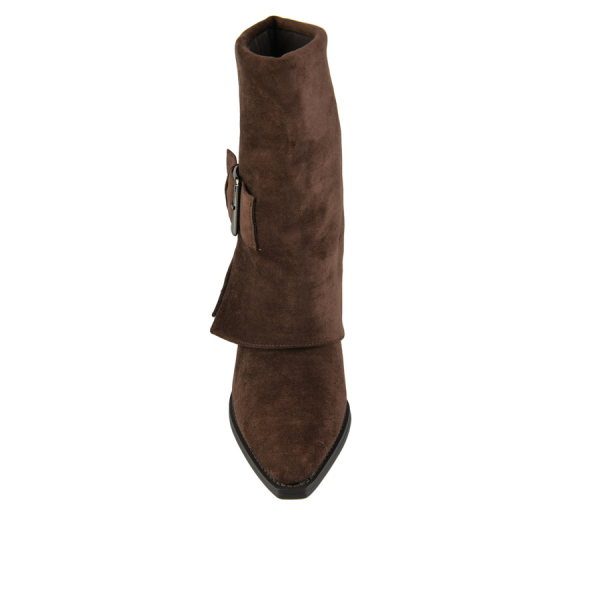 lady's boots textiles brown 0162447