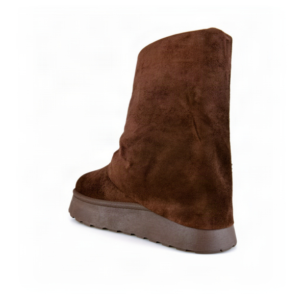 lady's boots textile brown 0163234