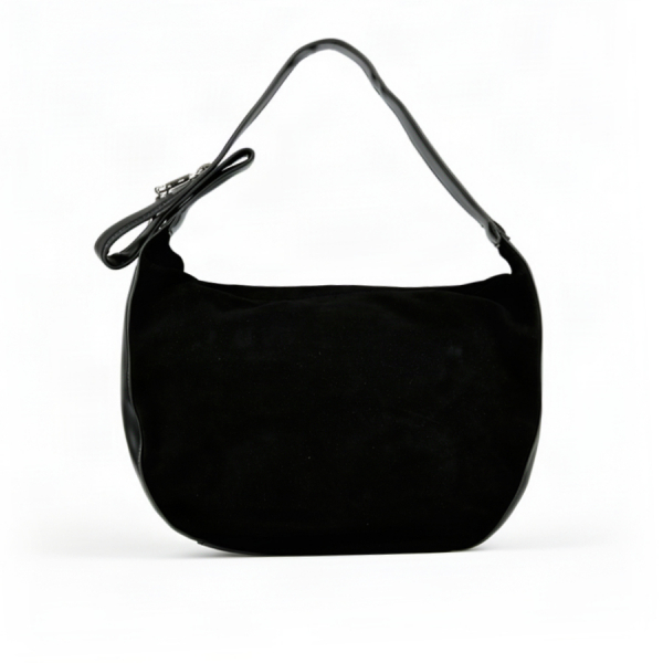 lady's bag genuine leather/eco leather black 0163142