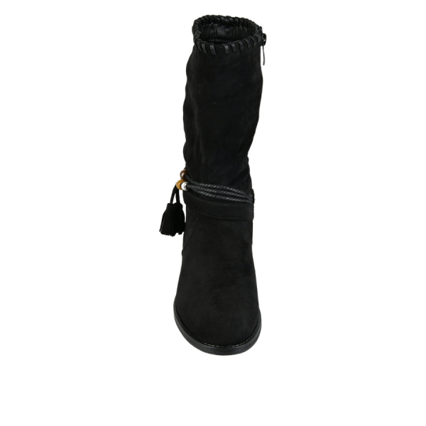 lady's boots textile black 0162782