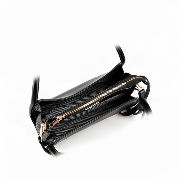 lady's bag synthetic leather black 0162390