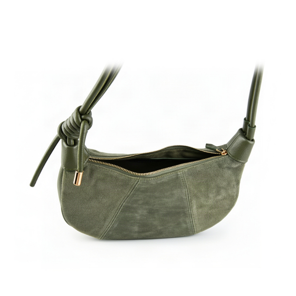 lady's bag genuine leather/eco leather green 0163139