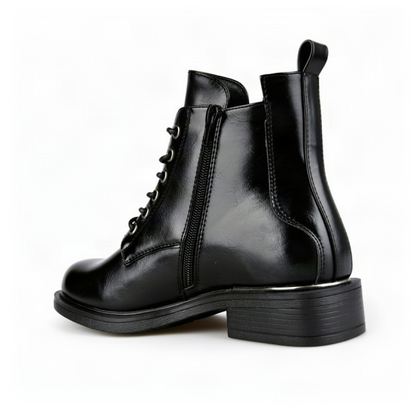 lady's boots synthetic leather black 0162912