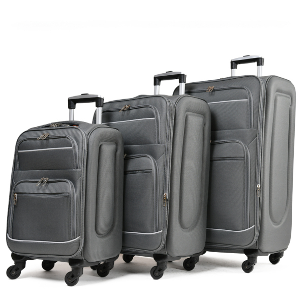 small suitcase textile grey 0163729