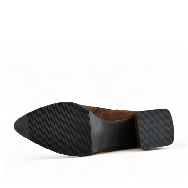 lady's boots textile brown 0162118