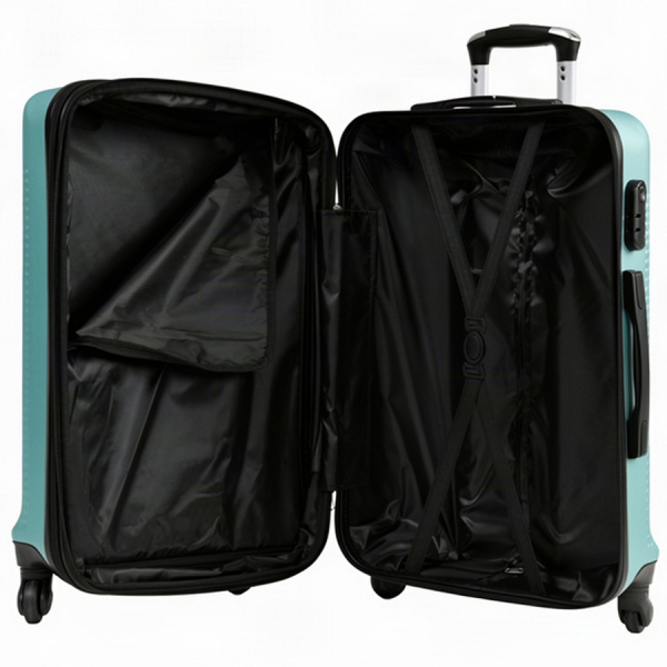 big suitcase ABS plastic green 0163692