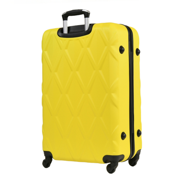 big suitcase ABS plastic yellow 0163659