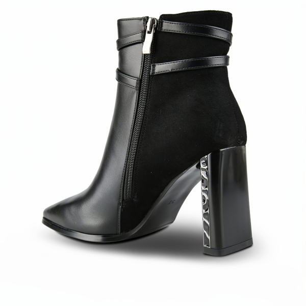 lady's boots eco leather/textile black 0162071