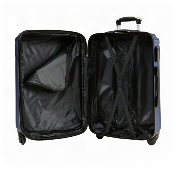 medium suitcase ABS plastic  tŭmno sin dark blue 0163673